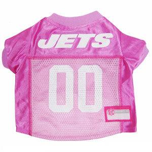 New York Jets Pink Dog Jersey