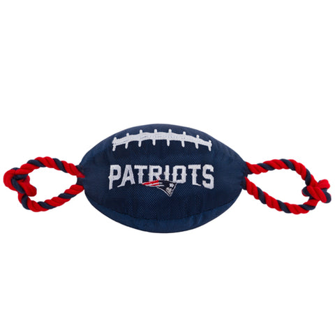 New England Patriots Nylon Football Dog Toy