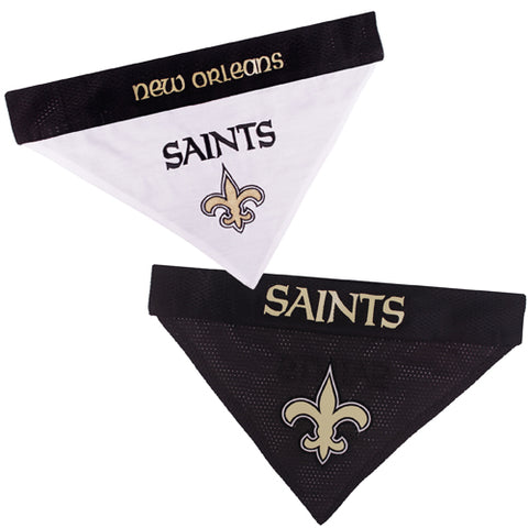 New Orleans Saints Reversible Dog Bandana