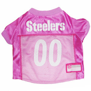 Pittsburgh Steelers Pink Dog Jersey