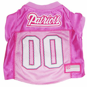 New England Patriots Pink Dog Jersey