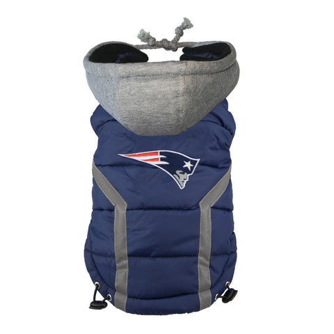 New England Patriots Dog Puffer Vest