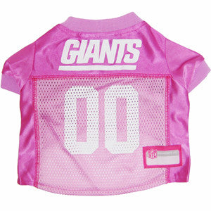 New York Giants Pink Dog Jersey