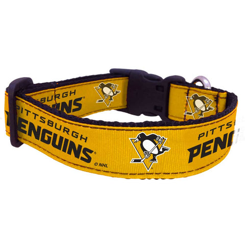 Pets First NHL Pittsburgh Penguins Collar for Dogs & Cats, Small. -  Adjustable, Cute & Stylish! The Ultimate Hockey Fan Collar! Small PITTSBURGH  PENGUINS