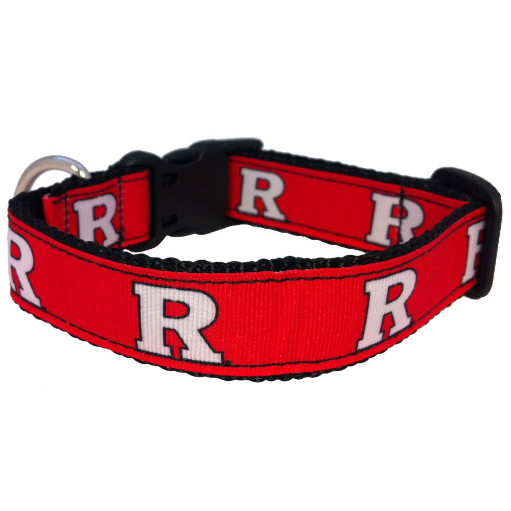 Rutgers Scarlet Knights Premium Dog Collar