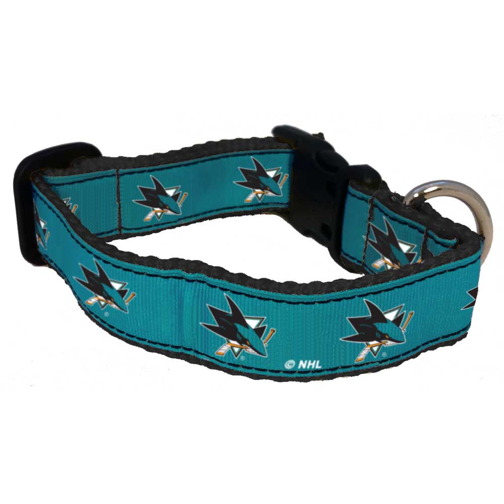 San Jose Sharks Premium Dog Collar