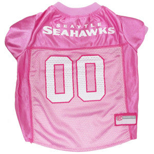 Seattle Seahawks Pink Dog Jersey