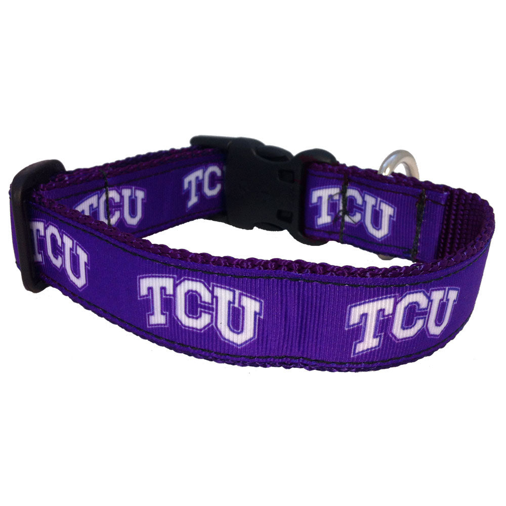 TCU Horned Frogs Premium Dog Collar
