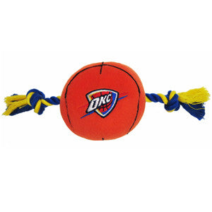 Oklahoma City Thunder Basketball Plush and Rope Toy