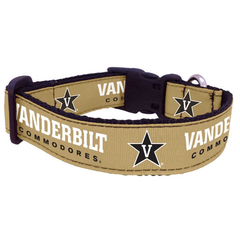 Vanderbilt Commodores Premium Dog Collar