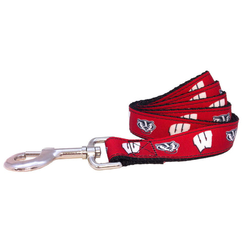 Wisconsin Badgers Premium Dog Leash