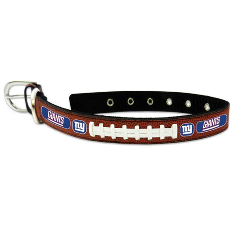 New York Giants Leather Dog Collar