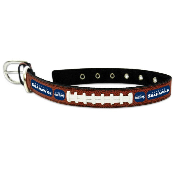 Seattle Seahawks Leather Dog Collar