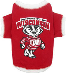 Wisconsin Badgers Dog T-Shirt (Discontinued)